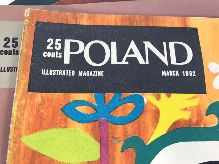 Set Of 8 Vintage POLAND Illustrated Magazines 1960-1965 Lots Of Modern Art Pictures And Articles [Photo 17]