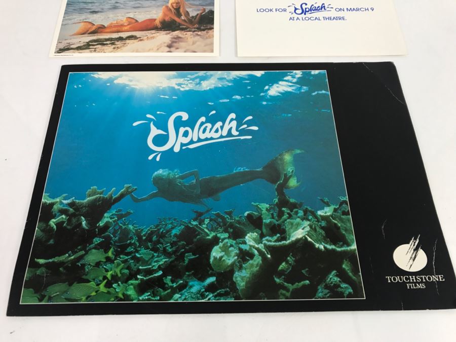 Various Ephemeral Items From The 1983/84 Movie 'Splash' Touchstone Films Including Ticket For Advanced Screening Tom Hanks, Daryl Hannah [Photo 4]