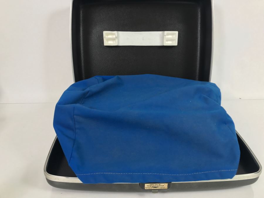 Vintage Smith-Corona Galaxie Twelve Typewriter With Case And Cover Excellent Condition [Photo 2]