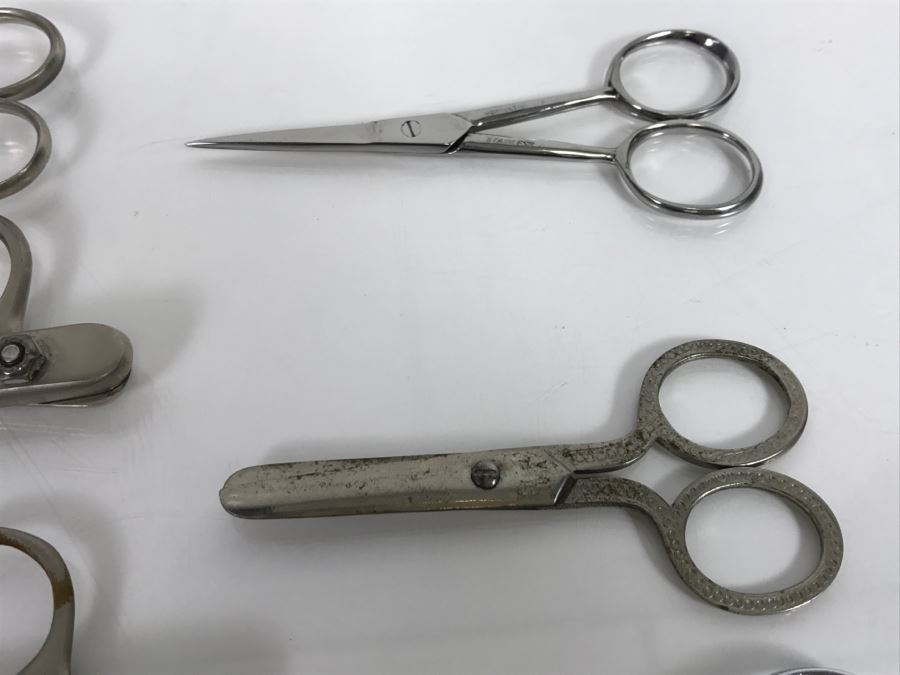 Various Industrial Seamstress Scissors Mostly WISS From Hollywood Wardrobe Designer I Love Lucy [Photo 14]