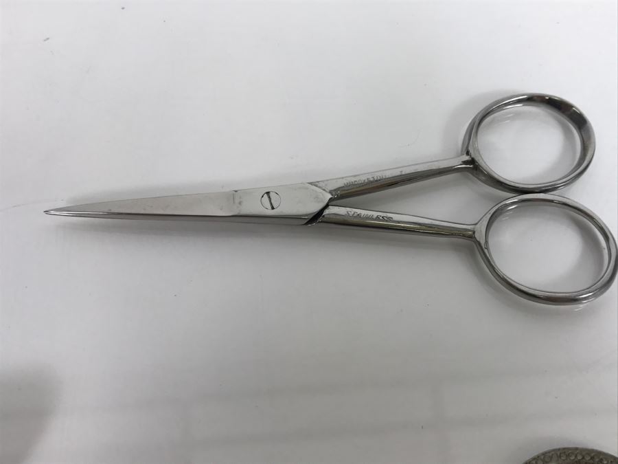Various Industrial Seamstress Scissors Mostly WISS From Hollywood Wardrobe Designer I Love Lucy [Photo 15]