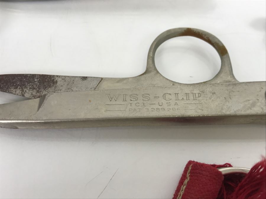 Various Industrial Seamstress Scissors Mostly WISS From Hollywood Wardrobe Designer I Love Lucy [Photo 10]