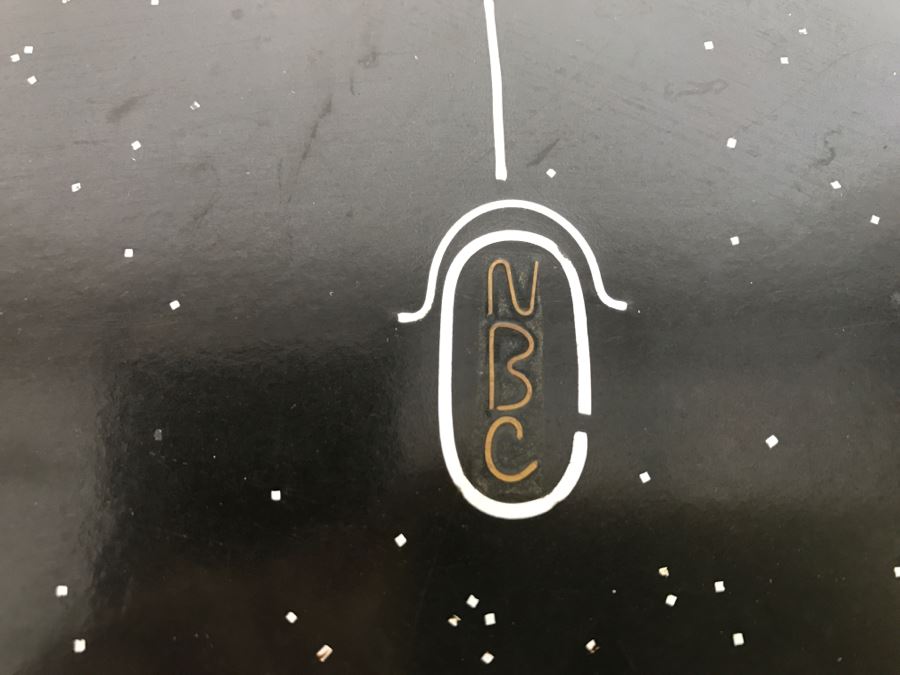 Mid Century NBC TV Tray Couroc Of Monterey CA Hand Inlaid Tray Commissioned By NBC National Broadcast Company [Photo 6]