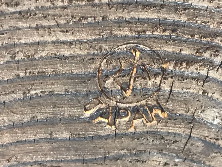 Signed Japanese Wooden Carved Bear 6' Tall [Photo 12]