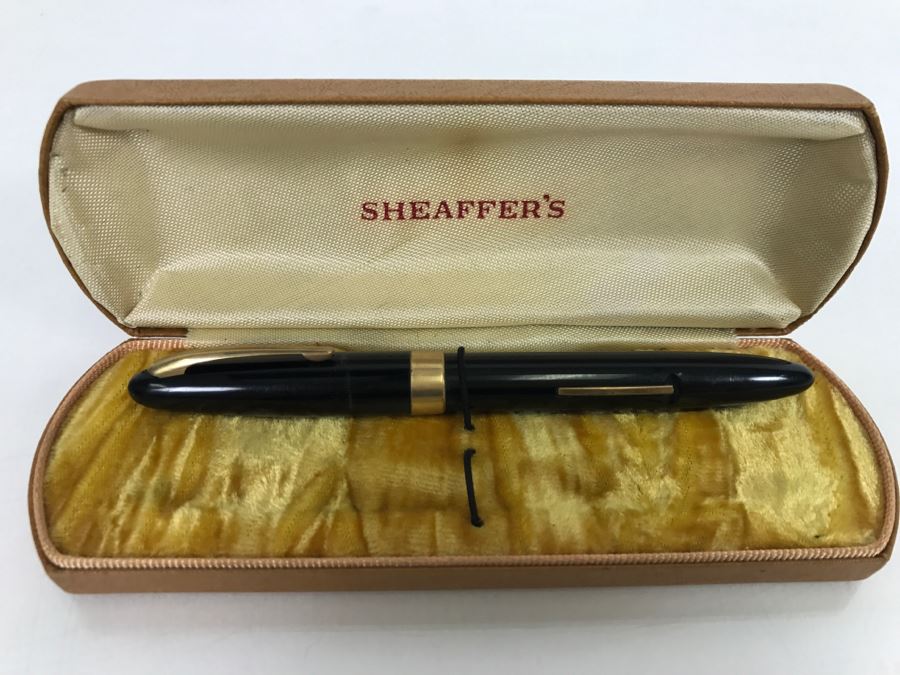 Vintage Sheaffer 14k Gold Fountain Pen With Box [Photo 3]