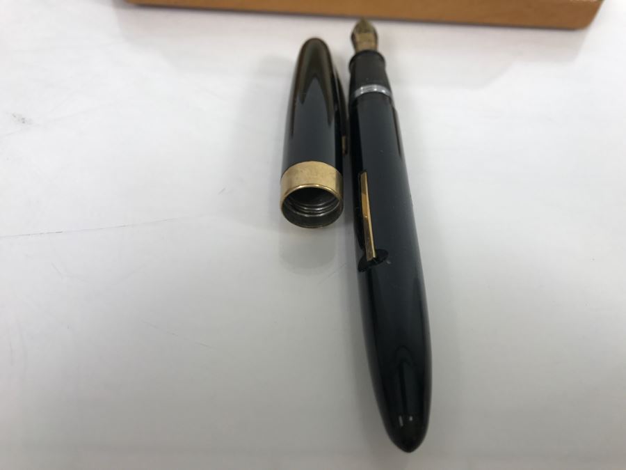 Vintage Sheaffer 14k Gold Fountain Pen With Box [Photo 5]