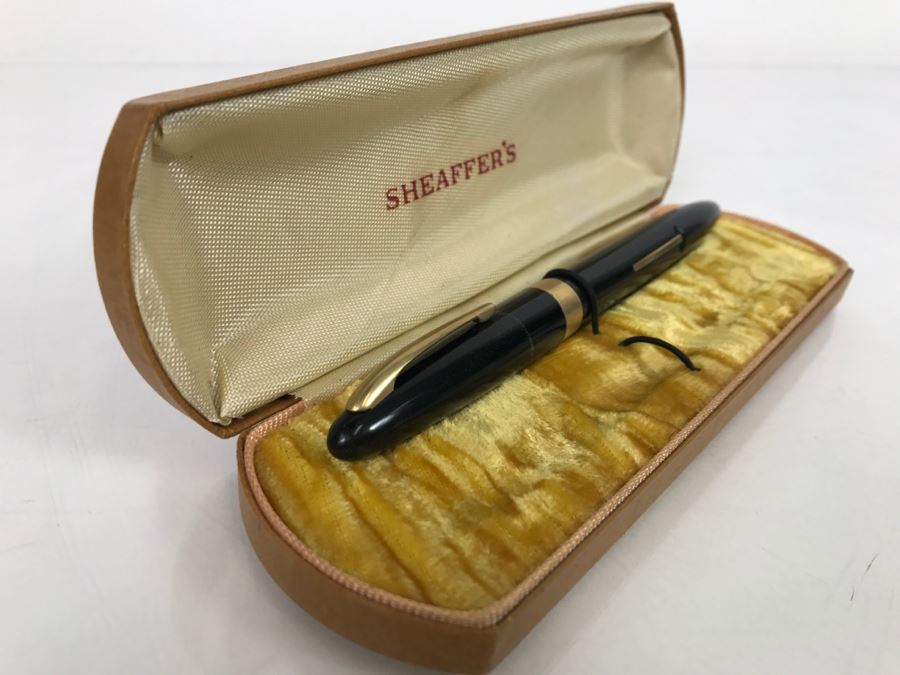 Vintage Sheaffer 14k Gold Fountain Pen With Box [Photo 4]