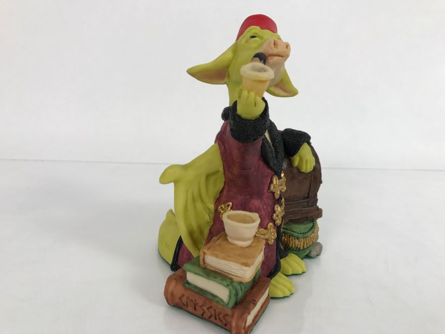 Whimsical World Of Pocket Dragons - Classical Dragon - 1995 Real Musgrave - Handmade For Flambro Exclusive USA Distributor [MV $80-$100] [Photo 3]
