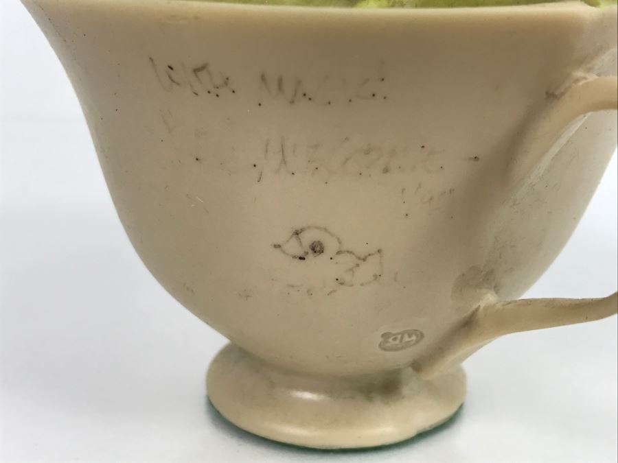 Hand Signed By Real Musgrave Pocket Dragons Figurine - Whimsical World Of Pocket Dragons - Bubbles - 1992 LOL - Made in UK [MV $125-$160] [Photo 7]