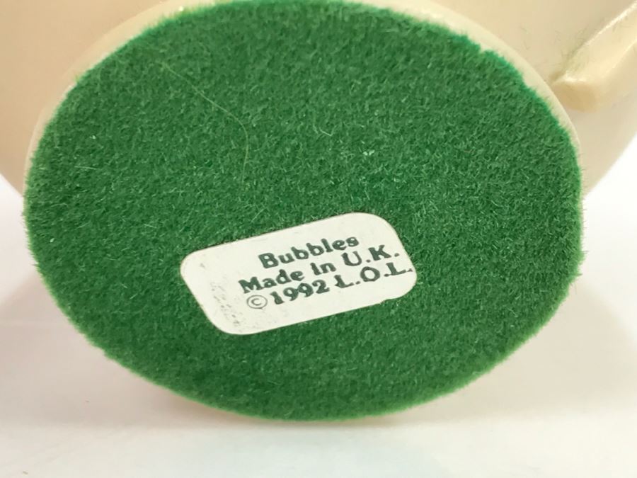 Hand Signed By Real Musgrave Pocket Dragons Figurine - Whimsical World Of Pocket Dragons - Bubbles - 1992 LOL - Made in UK [MV $125-$160] [Photo 12]