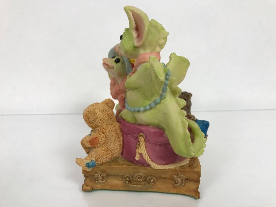 Hand Signed By Real Musgrave Pocket Dragon Figurine 10/92 - Whimsical World Of Pocket Dragons - Dragons In The Attic - 1991 LOL [MV $140-$160 Unsigned] [Photo 15]