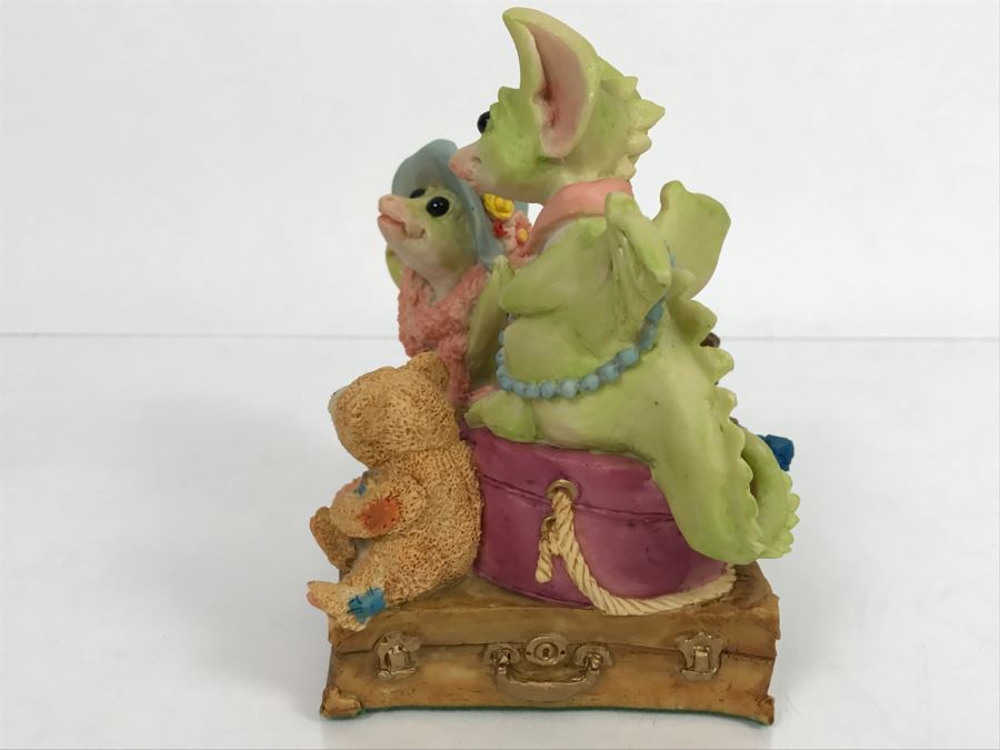 Hand Signed By Real Musgrave Pocket Dragon Figurine 10/92 - Whimsical World Of Pocket Dragons - Dragons In The Attic - 1991 LOL [MV $140-$160 Unsigned] [Photo 6]