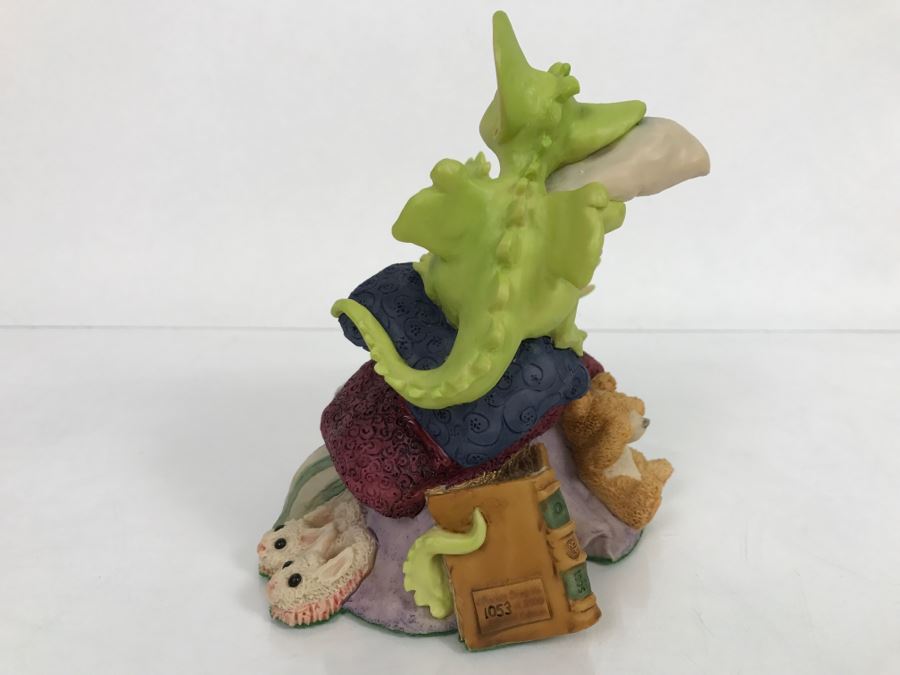 Whimsical World Of Pocket Dragons - Pillow Fight - Worldwide Limited Edition 1053 of 3500 - 1995 Real Musgrave, CWAL/CWSL - Hand Made in UK [MV $350-$400] [Photo 8]