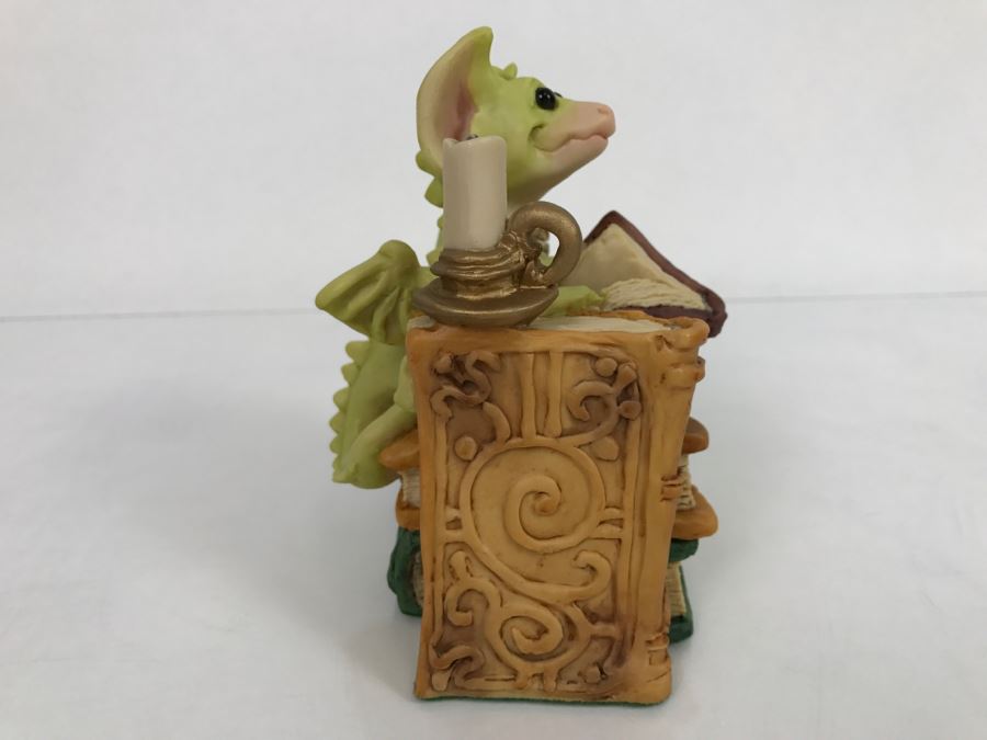 Hand Signed Whimsical World Of Pocket Dragons - Pocket Dragons And Friends Collectors Club - Collectors Special - Book Nook - 1992 Real Musgrave, CWS, LOL Limited - Made in UK [MV $350-$450 Unsigned] [Photo 11]