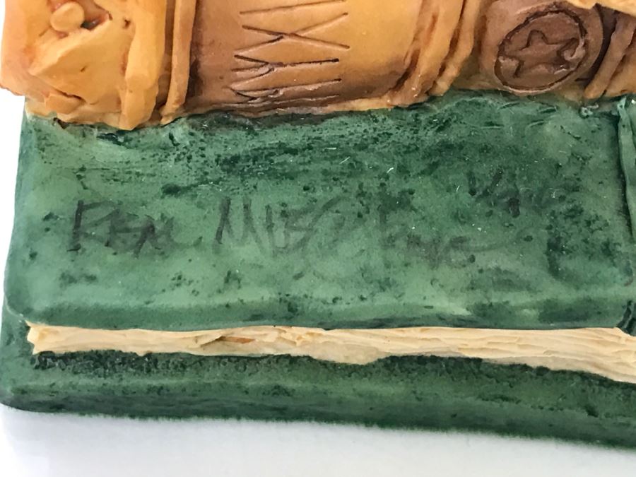 Hand Signed Whimsical World Of Pocket Dragons - Pocket Dragons And Friends Collectors Club - Collectors Special - Book Nook - 1992 Real Musgrave, CWS, LOL Limited - Made in UK [MV $350-$450 Unsigned] [Photo 7]