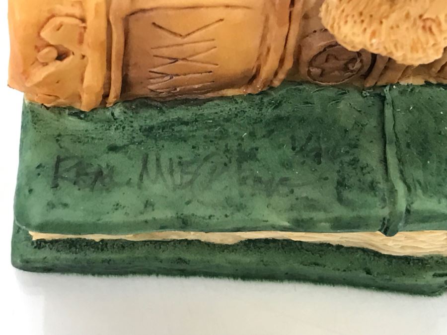 Hand Signed Whimsical World Of Pocket Dragons - Pocket Dragons And Friends Collectors Club - Collectors Special - Book Nook - 1992 Real Musgrave, CWS, LOL Limited - Made in UK [MV $350-$450 Unsigned] [Photo 6]