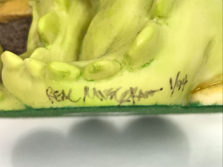 Hand Signed By Real Musgrave Pocket Dragon Figurine 1/94 - Whimsical World Of Pocket Dragons - Treasure! - 1993 Real Musgrave, CWS, LOL Limited - Hand Made in UK [MV $70-$100 Unsigned] [Photo 10]