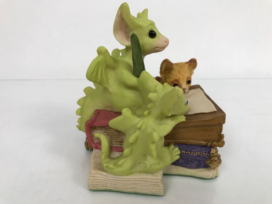 Whimsical World Of Pocket Dragons - Pocket Dragons And Friends Collectors Club - Collectors Special - Looking For The Right Words - 1996 Real Musgrave, CWSL, - Made in UK [MV $100-$130] [Photo 6]