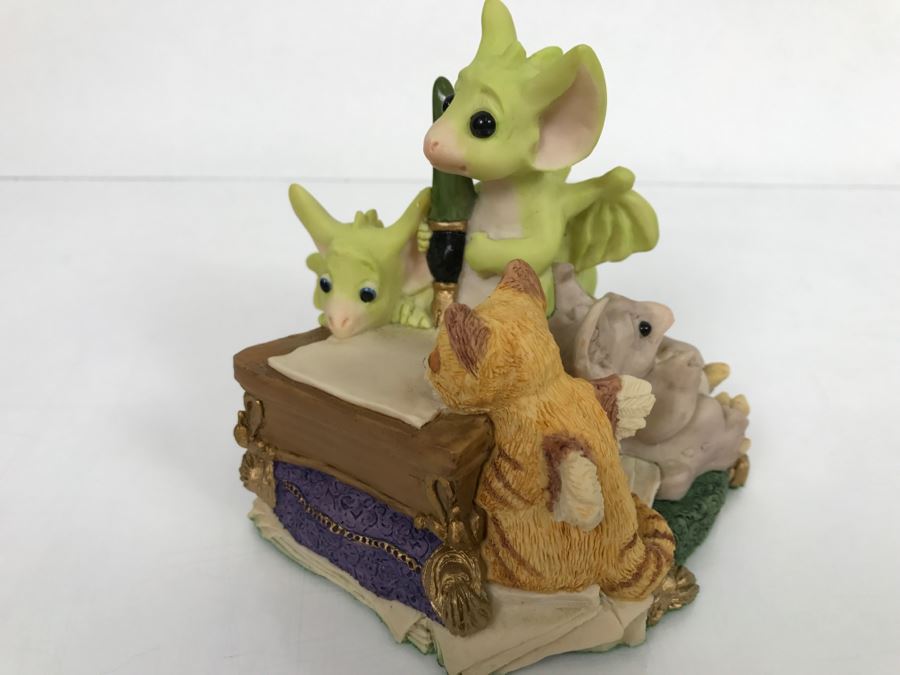 Whimsical World Of Pocket Dragons - Pocket Dragons And Friends Collectors Club - Collectors Special - Looking For The Right Words - 1996 Real Musgrave, CWSL, - Made in UK [MV $100-$130] [Photo 13]