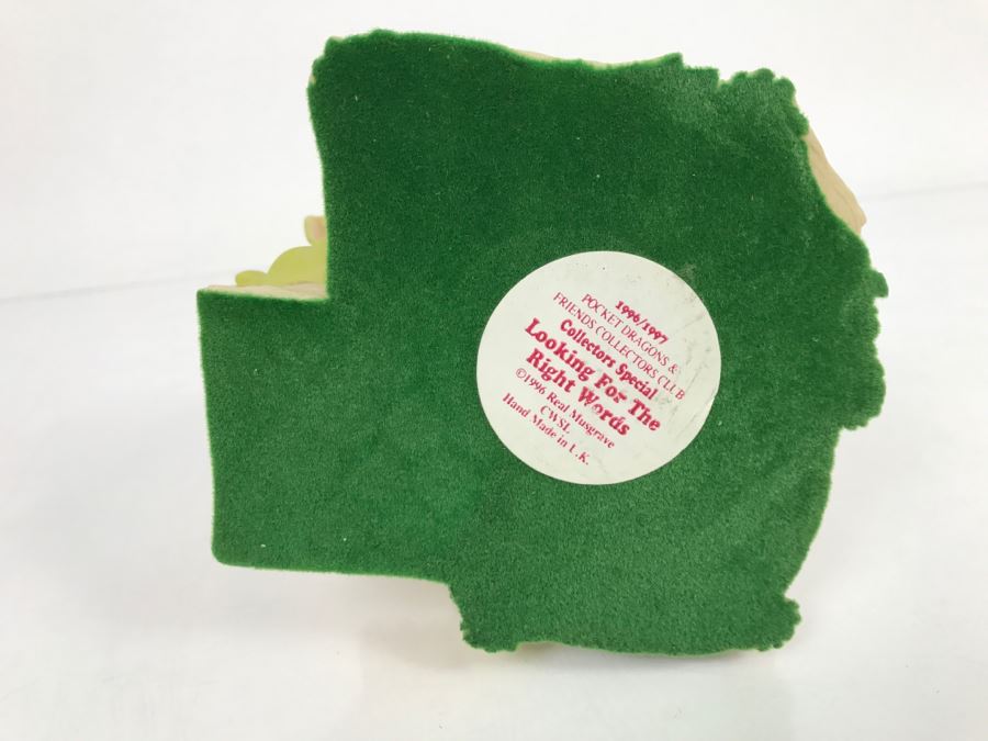 Whimsical World Of Pocket Dragons - Pocket Dragons And Friends Collectors Club - Collectors Special - Looking For The Right Words - 1996 Real Musgrave, CWSL, - Made in UK [MV $100-$130] [Photo 14]