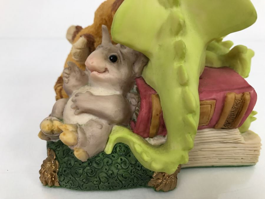 Whimsical World Of Pocket Dragons - Pocket Dragons And Friends Collectors Club - Collectors Special - Looking For The Right Words - 1996 Real Musgrave, CWSL, - Made in UK [MV $100-$130] [Photo 9]