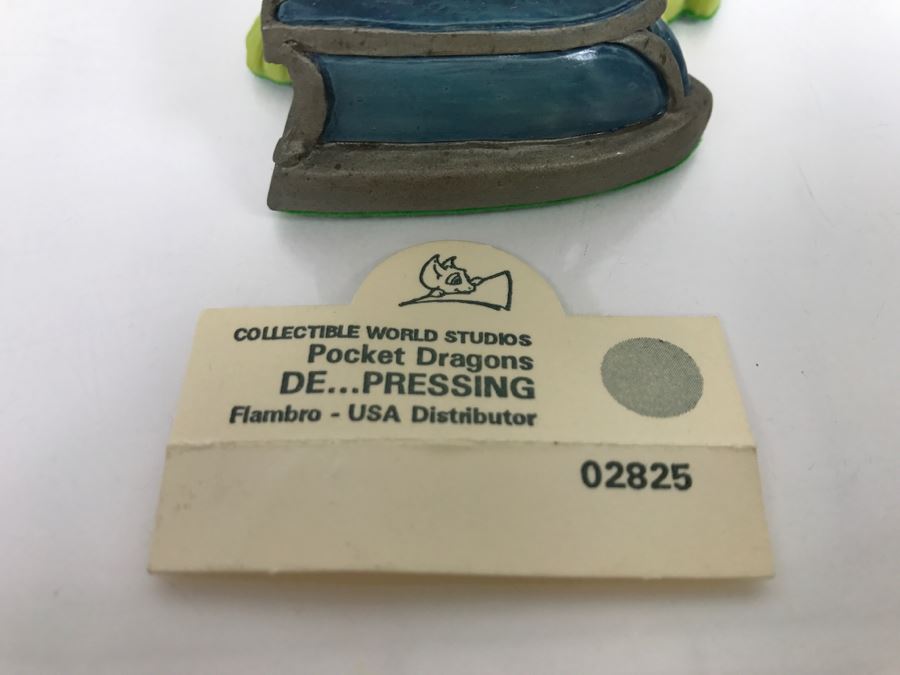Whimsical World Of Pocket Dragons - De…Pressing - 1995 Real Musgrave/CWAL/CWSL - Handmade For Flambro Exclusive USA Distributor [MV $20-$30] [Photo 3]
