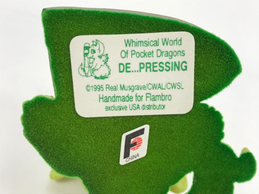 Whimsical World Of Pocket Dragons - De…Pressing - 1995 Real Musgrave/CWAL/CWSL - Handmade For Flambro Exclusive USA Distributor [MV $20-$30] [Photo 10]
