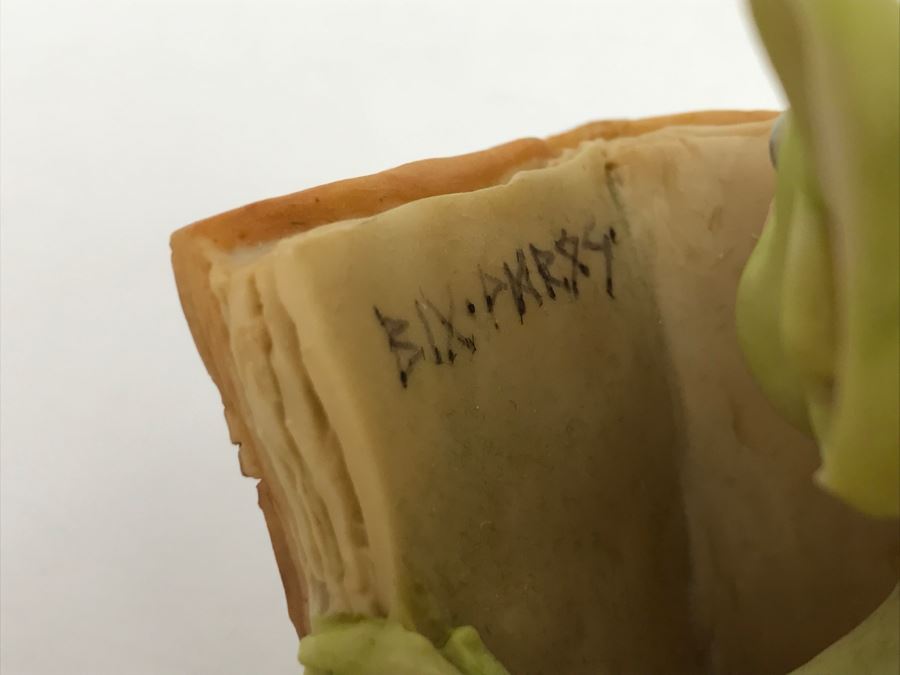 Hand Signed By Real Musgrave Pocket Dragon Figurine 1/94 - Whimsical World Of Pocket Dragons - Reading The Good Parts - 1992 Real Musgrave, CWS, LOL Limited - Hand Made in UK [MV $70-$90 Unsigned] [Photo 13]