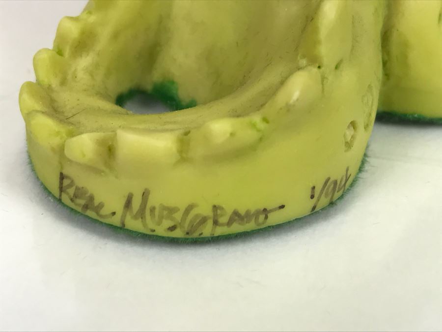 Hand Signed By Real Musgrave Pocket Dragon Figurine 1/94 - Whimsical World Of Pocket Dragons - Reading The Good Parts - 1992 Real Musgrave, CWS, LOL Limited - Hand Made in UK [MV $70-$90 Unsigned] [Photo 10]