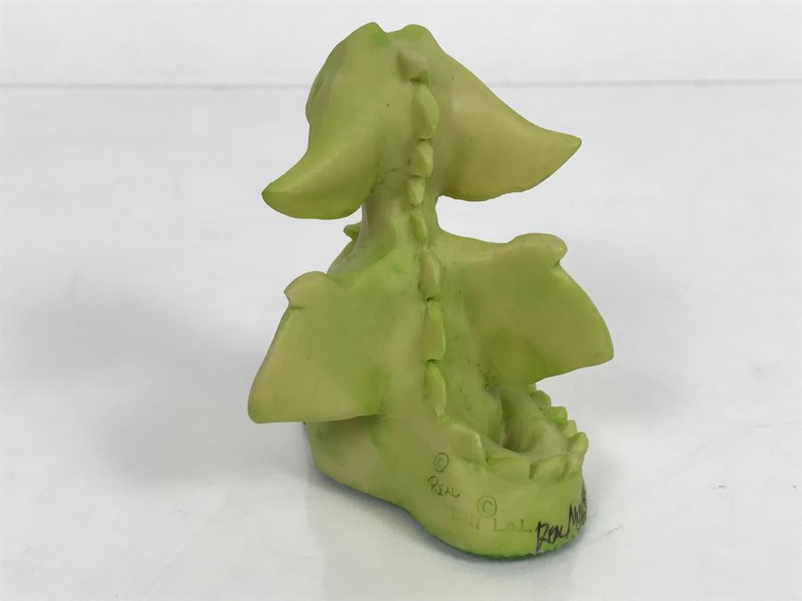 Hand Signed By Real Musgrave Pocket Dragons Figurine 10/92 - Whimsical World Of Pocket Dragons - I Didn’t Mean To... - 1991 LOL [MV $35-$45 Unsigned] [Photo 9]
