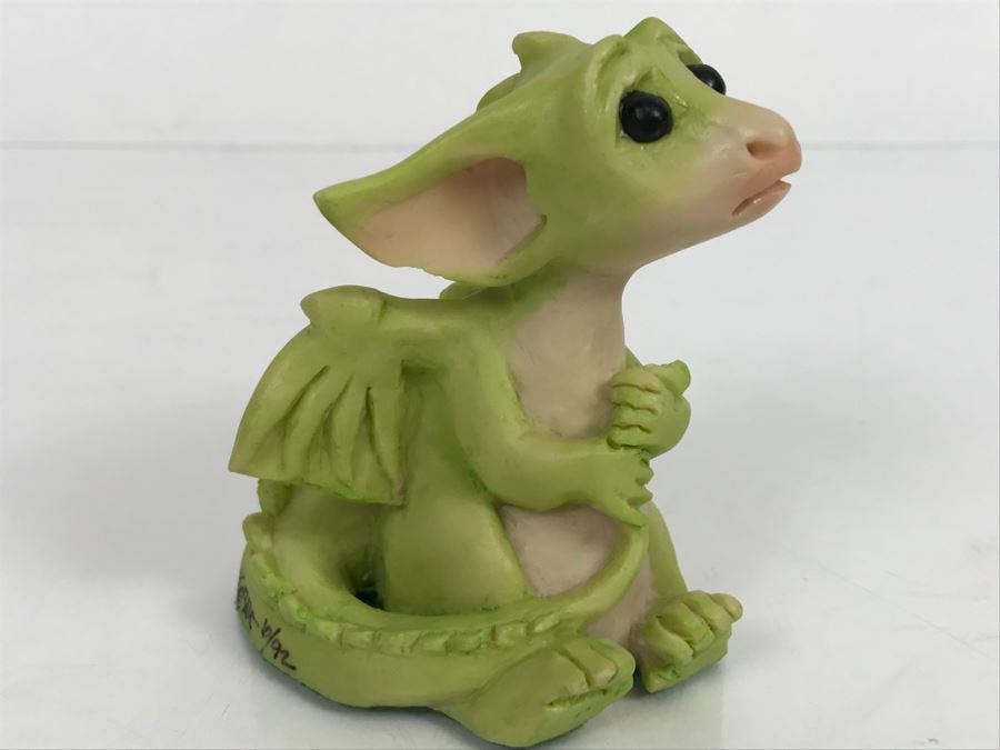 Hand Signed By Real Musgrave Pocket Dragons Figurine 1092 Whimsical