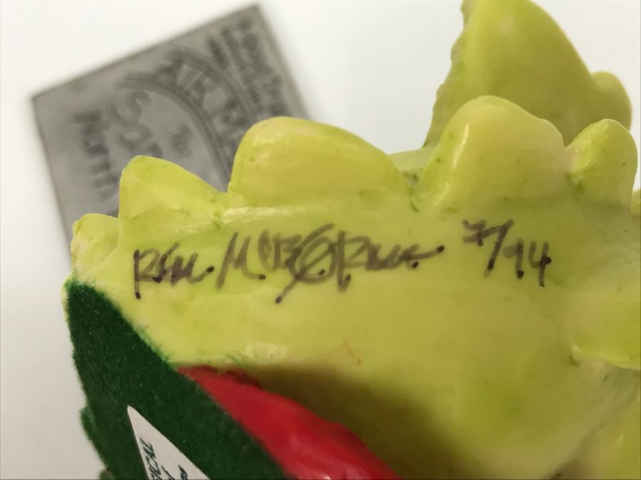 Hand Signed By Real Musgrave Pocket Dragon Figurine 7/94 - Whimsical World Of Pocket Dragons - Dear Santa - 1994 Real Musgrave, CWS Ltd/CWA Ltd - Hand Made in UK [MV $100-$120] [Photo 15]