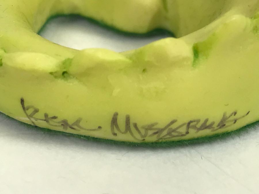 Hand Signed By Real Musgrave Pocket Dragon Figurine 4/91 - Whimsical World Of Pocket Dragons - Stalking The Cookie Jar  - 1989 - Lilliput Lane Land Of Legend Limited - Hand Made in UK [MV $30-$40 Unsigned] [Photo 11]