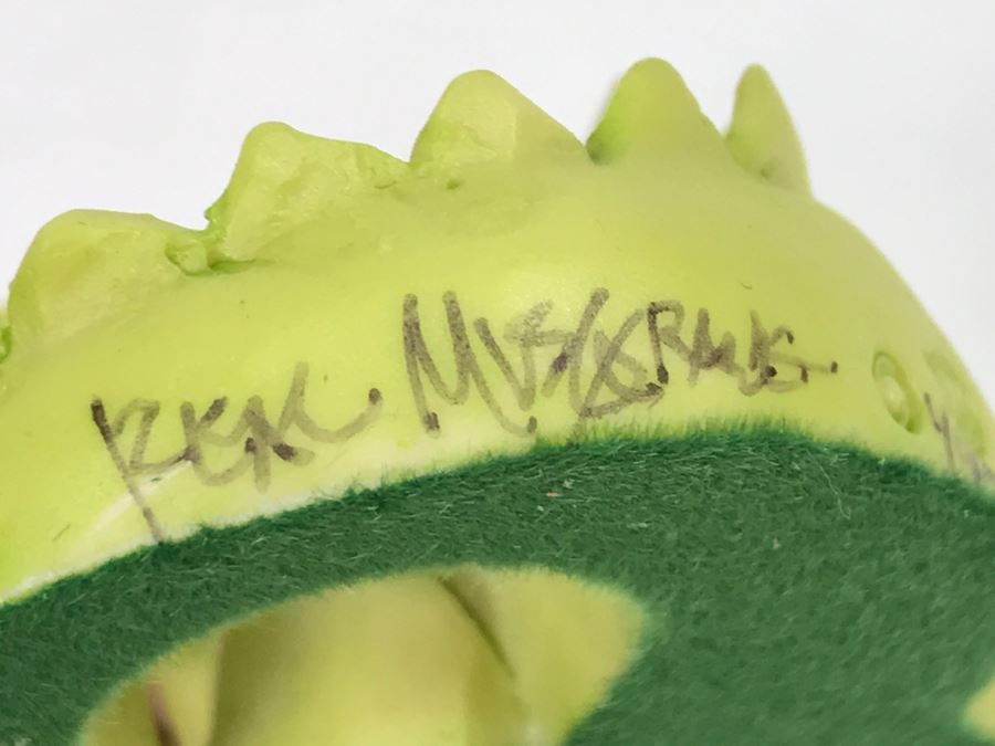 Hand Signed By Real Musgrave Pocket Dragon Figurine 4/91 - Whimsical World Of Pocket Dragons - Stalking The Cookie Jar  - 1989 - Lilliput Lane Land Of Legend Limited - Hand Made in UK [MV $30-$40 Unsigned] [Photo 13]
