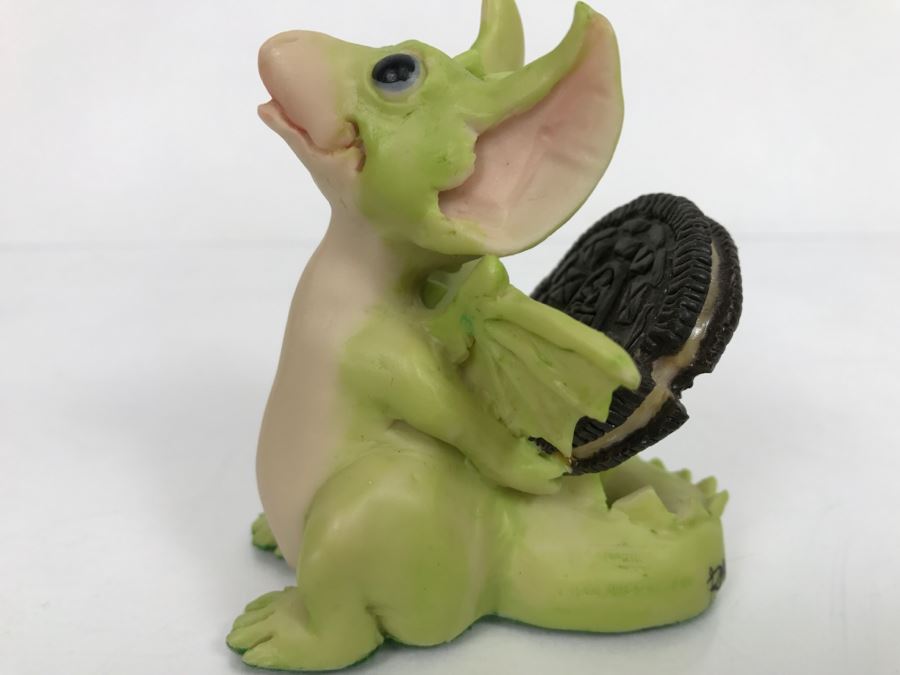 Hand Signed By Real Musgrave 4/91 - Whimsical World Of Pocket Dragons - What Cookie - 1989 LLLLL - Copyright RM [Photo 7]