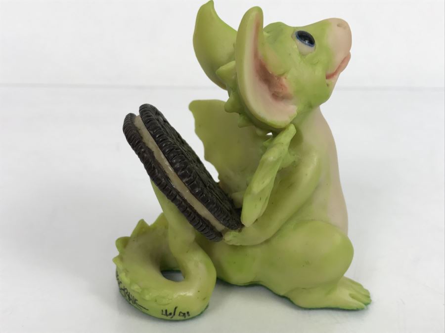 Hand Signed By Real Musgrave 4/91 - Whimsical World Of Pocket Dragons - What Cookie - 1989 LLLLL - Copyright RM [Photo 12]