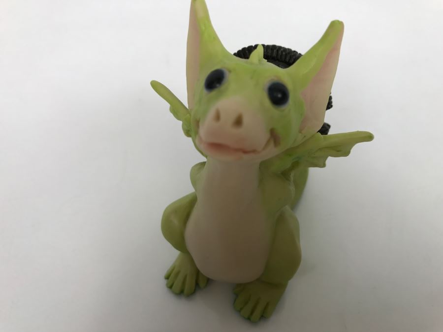 Hand Signed By Real Musgrave 4/91 - Whimsical World Of Pocket Dragons - What Cookie - 1989 LLLLL - Copyright RM [Photo 6]