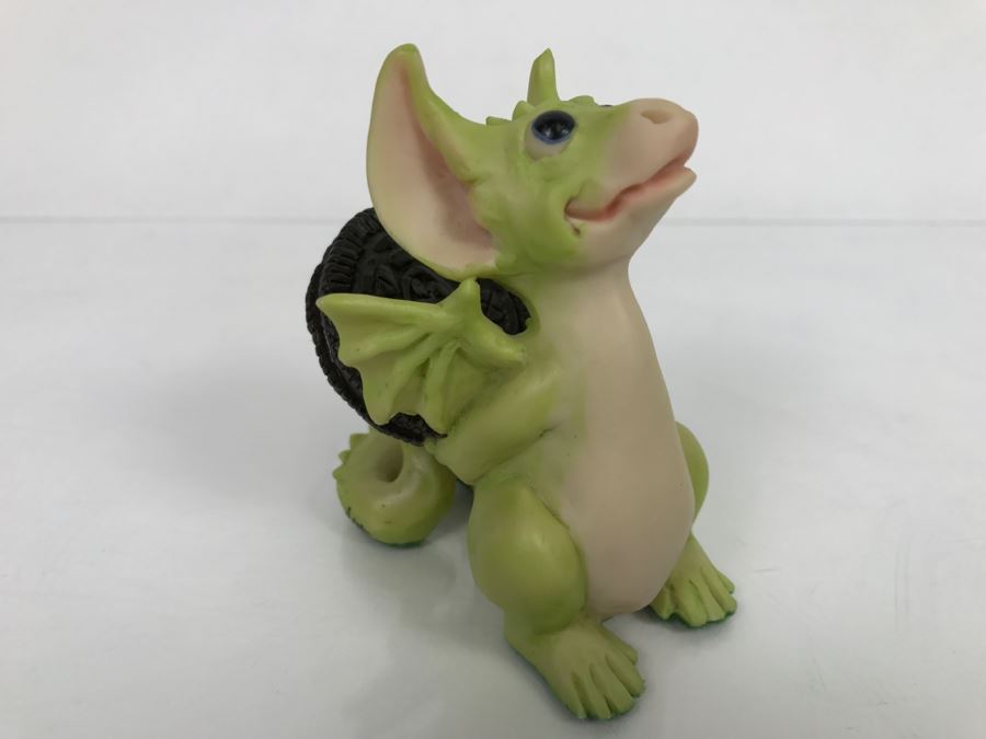 Hand Signed By Real Musgrave 4/91 - Whimsical World Of Pocket Dragons - What Cookie - 1989 LLLLL - Copyright RM [Photo 3]