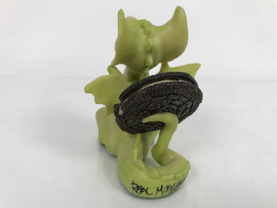 Hand Signed By Real Musgrave 4/91 - Whimsical World Of Pocket Dragons - What Cookie - 1989 LLLLL - Copyright RM [Photo 8]