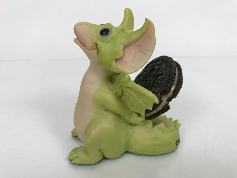 Hand Signed By Real Musgrave 4/91 - Whimsical World Of Pocket Dragons - What Cookie - 1989 LLLLL - Copyright RM [Photo 2]