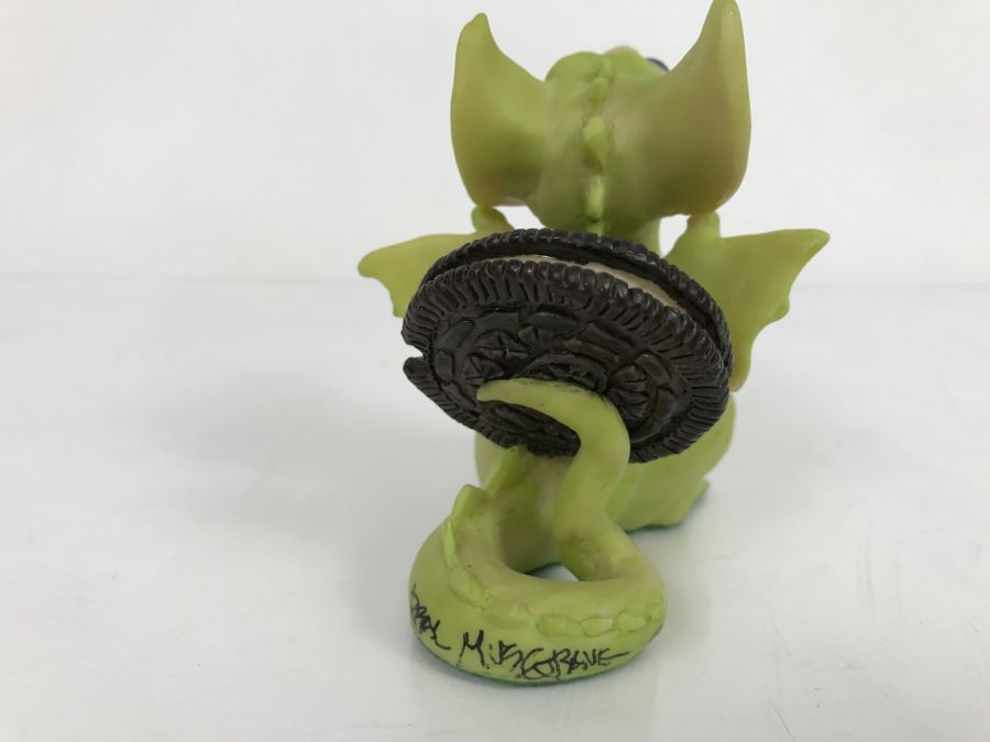 Hand Signed By Real Musgrave 4/91 - Whimsical World Of Pocket Dragons - What Cookie - 1989 LLLLL - Copyright RM [Photo 9]