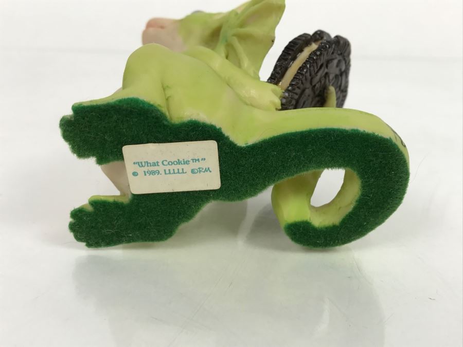 Hand Signed By Real Musgrave 4/91 - Whimsical World Of Pocket Dragons - What Cookie - 1989 LLLLL - Copyright RM [Photo 15]