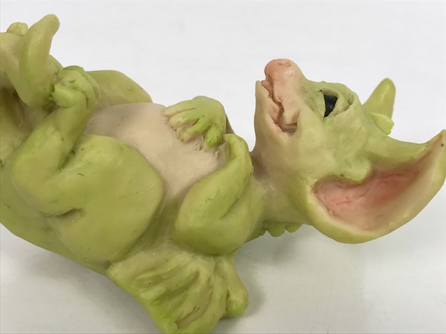 Hand Signed By Real Musgrave 10/92 - Whimsical World Of Pocket Dragons - Tickle - 1991 LLLLL - Made In UK [MV $30-$40 Unsigned] [Photo 8]