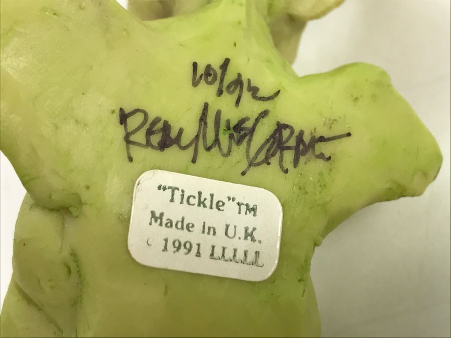 Hand Signed By Real Musgrave 10/92 - Whimsical World Of Pocket Dragons - Tickle - 1991 LLLLL - Made In UK [MV $30-$40 Unsigned] [Photo 17]