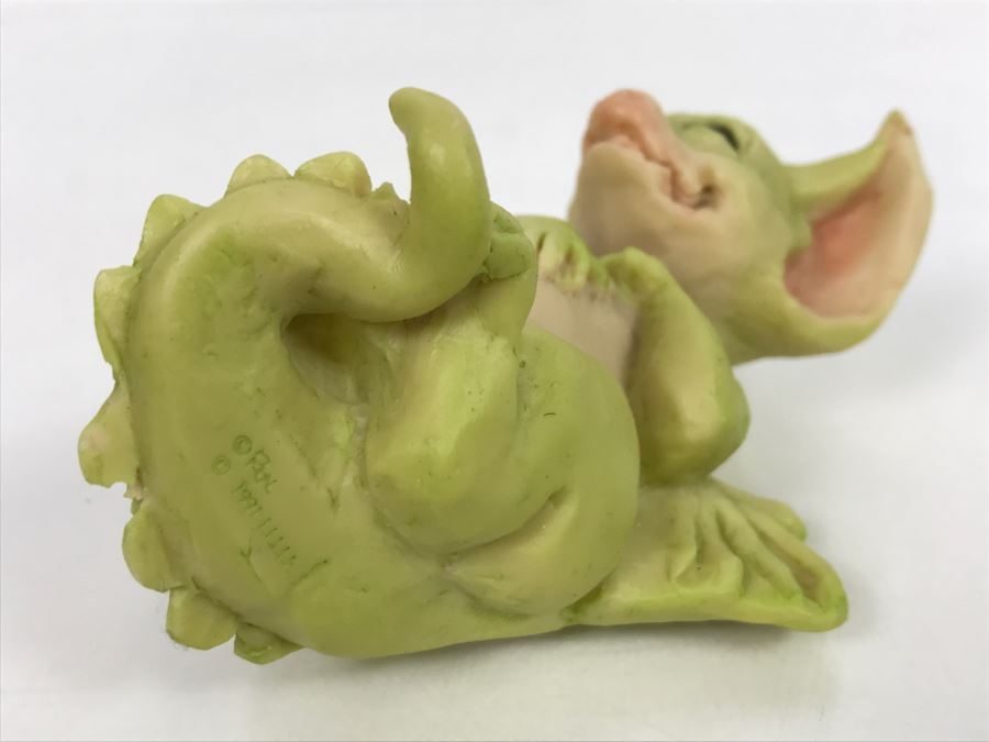 Hand Signed By Real Musgrave 10/92 - Whimsical World Of Pocket Dragons - Tickle - 1991 LLLLL - Made In UK [MV $30-$40 Unsigned] [Photo 6]