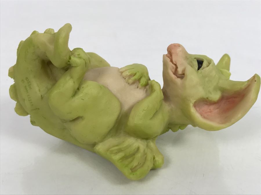 Hand Signed By Real Musgrave 10/92 - Whimsical World Of Pocket Dragons - Tickle - 1991 LLLLL - Made In UK [MV $30-$40 Unsigned] [Photo 9]