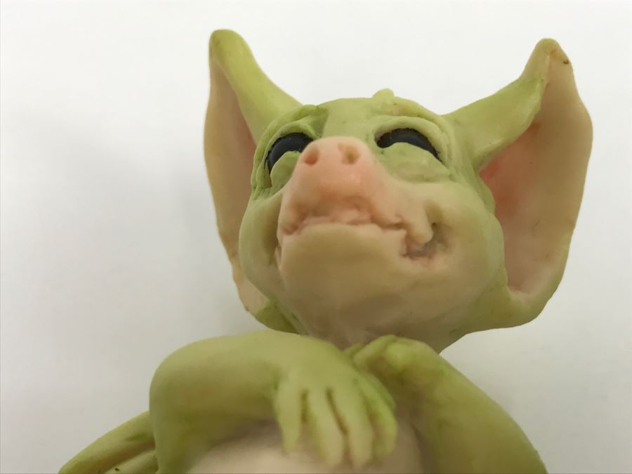 Hand Signed By Real Musgrave 10/92 - Whimsical World Of Pocket Dragons - Tickle - 1991 LLLLL - Made In UK [MV $30-$40 Unsigned] [Photo 14]