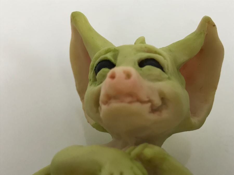 Hand Signed By Real Musgrave 10/92 - Whimsical World Of Pocket Dragons - Tickle - 1991 LLLLL - Made In UK [MV $30-$40 Unsigned] [Photo 13]