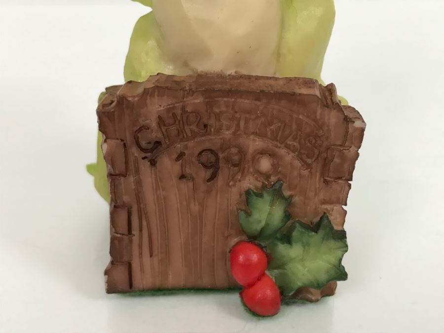 Hand Signed By Real Musgrave 10/92 - Whimsical World Of Pocket Dragons - Putting Me On The Tree - Edition Limited to 5000 - 1990 LLLLL - Made In UK [MV $180-$250 Unsigned] [Photo 4]