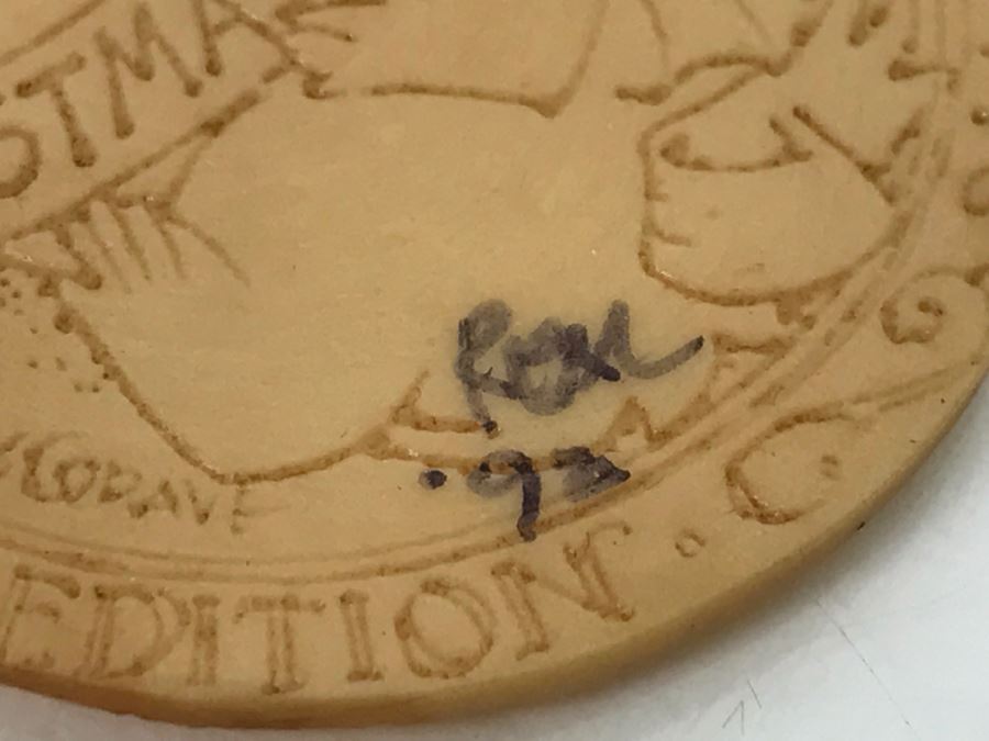 Hand Signed By Real Musgrave 10/92 - Whimsical World Of Pocket Dragons - Putting Me On The Tree - Edition Limited to 5000 - 1990 LLLLL - Made In UK [MV $180-$250 Unsigned] [Photo 16]